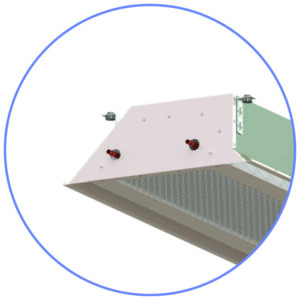 Aktive Deckenstrahlplatte Zum Heizen Und Kühlen 2 Rohr System Indirekt