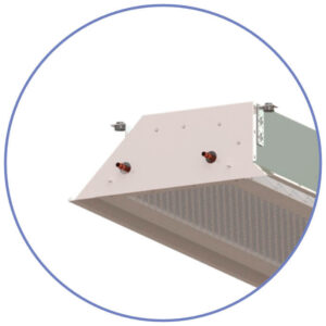 Aktiver Deckenkonvektor Heizen und Kühlen 2 Rohr System indirekt