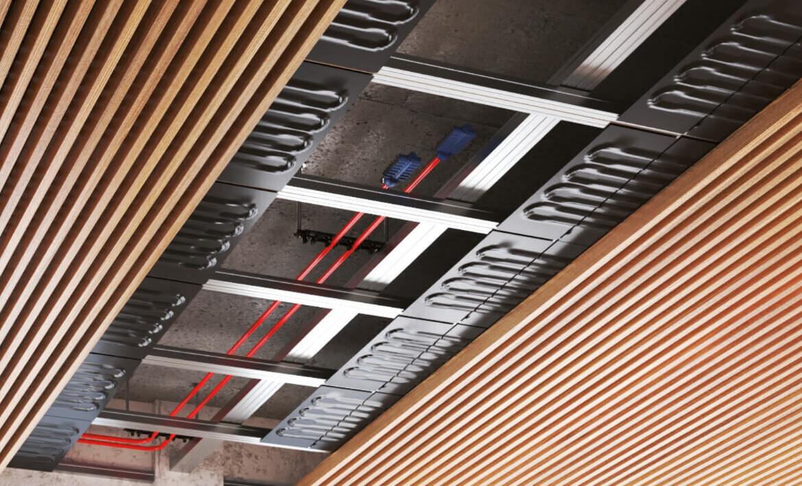 Delgado Metal zum Heizen und Kühlen Standardmodul mit C-Profil