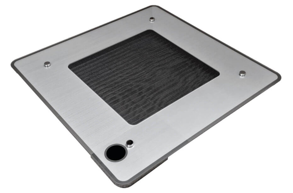 Deckenkassette Black Box Abdeckpanel in Silber