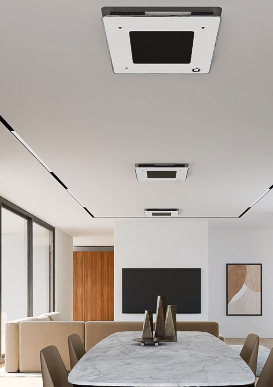 Deckenkassette Black Box Besprechungsraum