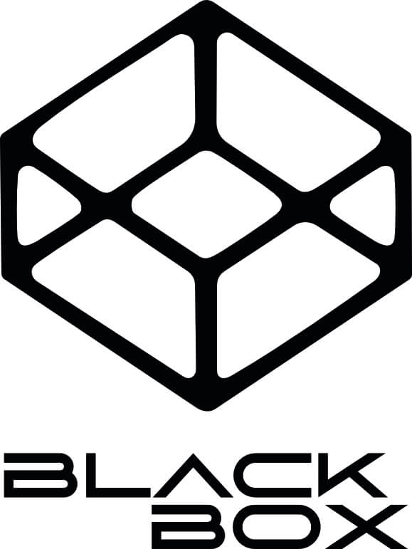 Deckenkassette Black Box Logo und Schrift