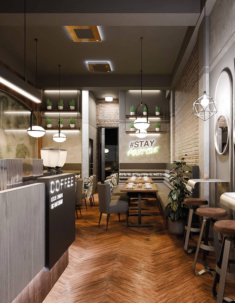 Deckenkassette Black Box im Einzelhandel